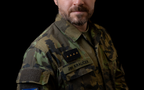 Tiskový informační důstojník 53. pluku - kpt. Jan Králiček